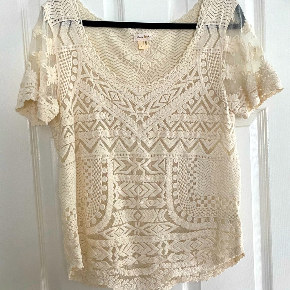 meadow rue top from Anthropologie